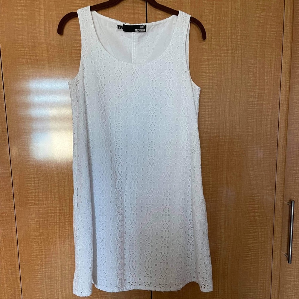 LOVE MOSCHINO- EYELET DRESS